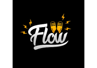 Logo Flow Podcast Colorido