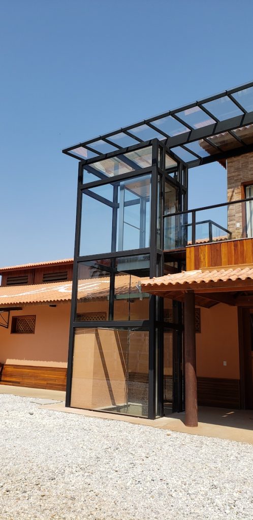 Plataforma de Acessibilidade Panorâmica em Aço Inox
