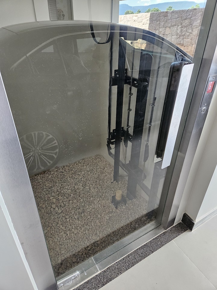 Plataforma de Acessibilidade Panorâmica Residencial em Aço Inox Luxo